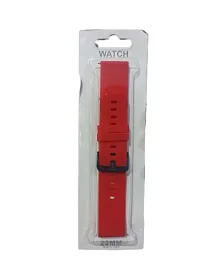 Pure Red 22mm Smart Watch Strap-thumb4
