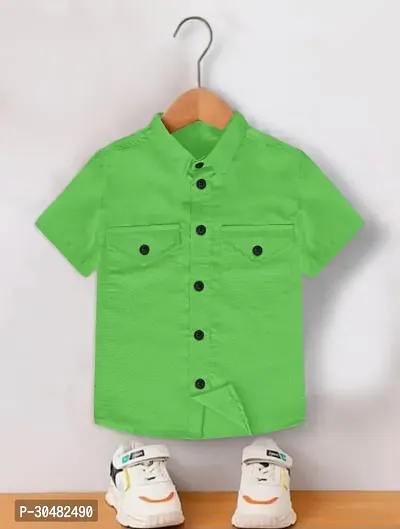 Trendy Cotton Blend Shirt for Boys-thumb0