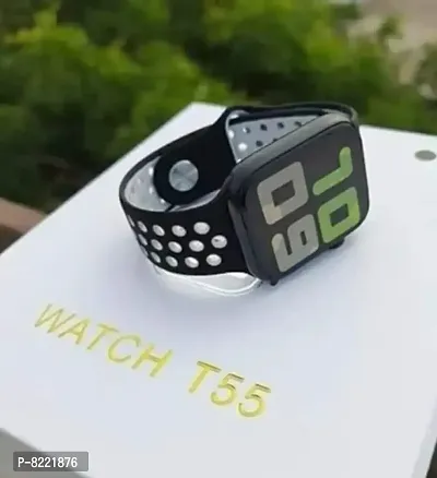 T55 smart watch discount white