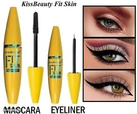 PROFESSIONAL WATERPROOF  FIT SKIN EYELINER WITH MASCARA-thumb0