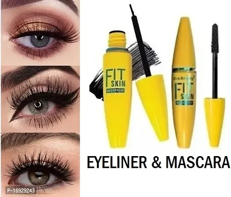 PROFESSIONAL WATERPROOF  FIT SKIN EYELINER WITH MASCARA COMBO-thumb0