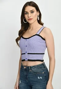 Trendy Wool Knitted Crop Top-thumb1