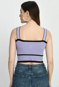 Trendy Wool Knitted Crop Top-thumb3