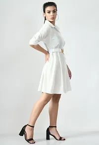 A-Line Shirt Dress-thumb3
