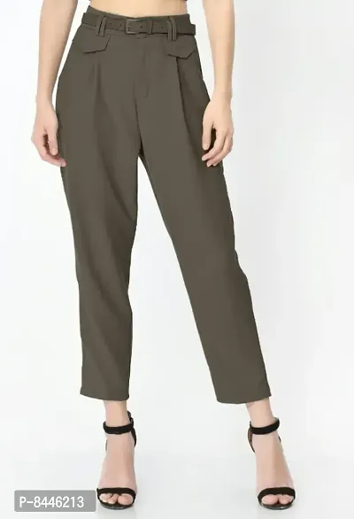 Off White Ladies Semi Formal Pant, Occasion : Party Wear, Pattern : Plain  at Best Price in Surat
