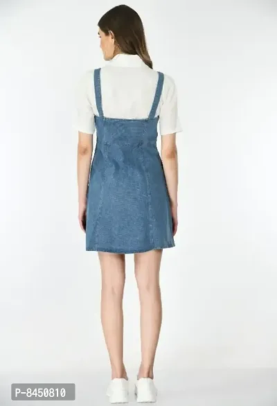 Short Denim Dress With Shirt-thumb2