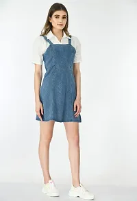 Short Denim Dress With Shirt-thumb2