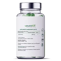 Health Veda Organics Spirulina Capsules, 2000 mg | 120 Veg Capsules I Plant Based Green Food for Good Health I Supports Weight Management  Boosts Immunity I For both Men  Women-thumb1