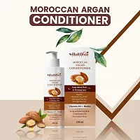 Health Veda Organics Moroccan Argan Conditioner | 200 ML | With Vitamin D3  Biotin for Long, Strong, Nourished  Shiny Hair | No Sulphate, Paraben  Silicon | For Both Men  Women-thumb3