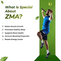 Health Veda Organics ZMA (Zinc, Magnesium Aspartate  Vitamin B6) | Supports Muscle Recovery  Sleep Quality | For Both Men  Women | 60 Veg Tablets-thumb2