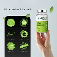 Health Veda Organics ZMA (Zinc, Magnesium Aspartate  Vitamin B6) | Supports Muscle Recovery  Sleep Quality | For Both Men  Women | 60 Veg Tablets-thumb4