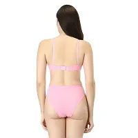 Women Non padded and non wired Bra Panty Set-thumb3