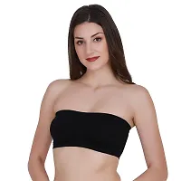 Uniqlive Tube Bra for Women, Black Tube Bra for Girls-thumb1