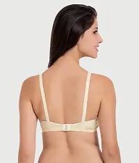 Beg Color Bra For Daily Use Fully Comfortable Bra-thumb2