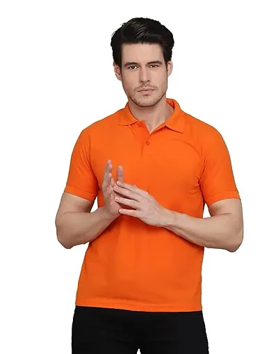 INKKR Solid Men Pocket Polo Neck T-Shirt (Pack of 1)