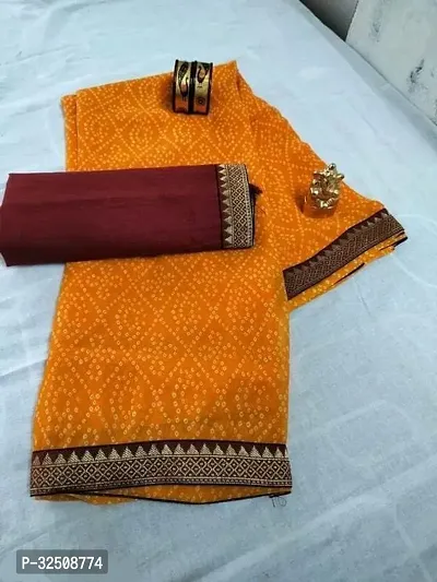 New Trending Maharani bandhani saree-thumb2