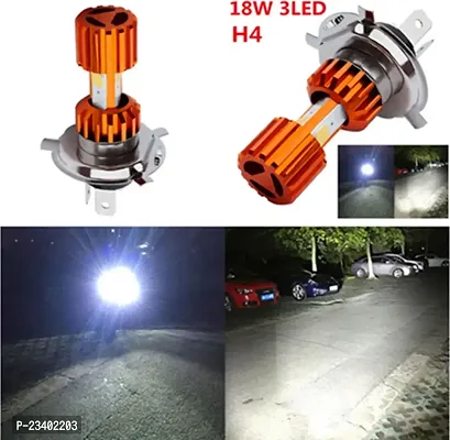 Crokrok LedbulbH4theeside084 Headlight Car  Motorbike LED for Yamaha (9 V  18 W) (Fazer  Pack of 1)-thumb2