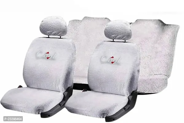 Wishwell Cotton Car Seat Cover For Mahindra Verito Vibe CS (Front Detachable Headrest  Without Back Seat Arm Rest  5 Seater)