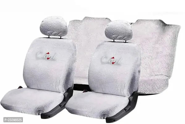 Wishwell Cotton Car Seat Cover For Maruti SX4 (Front Detachable Headrest  Without Back Seat Arm Rest  5 Seater)