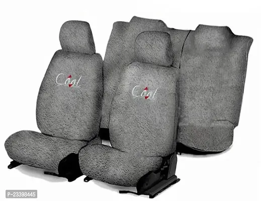 Wishwell Cotton Car Seat Cover For Mahindra Scorpio (Front Detachable Headrest  Without Back Seat Arm Rest  5 Seater)