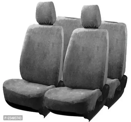 Crokrok Cotton Car Seat Cover For Mahindra Scorpio (Front Detachable Headrest  Without Back Seat Arm Rest  9 Seater)