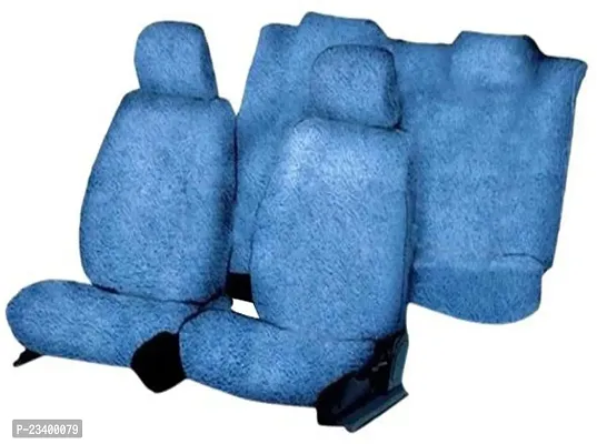 Crokrok Cotton Car Seat Cover For Maruti Celerio (Front Detachable Headrest  Without Back Seat Arm Rest  5 Seater)