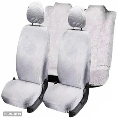 Crokrok Cotton Car Seat Cover For Maruti Omni (Front Detachable Headrest  Without Back Seat Arm Rest  5 Seater)