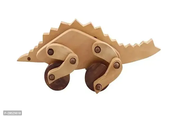 Wooden Dinosaur - Stegosaurus Moving Toy