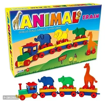 Animal Train Set Building Blocks Set For Kids