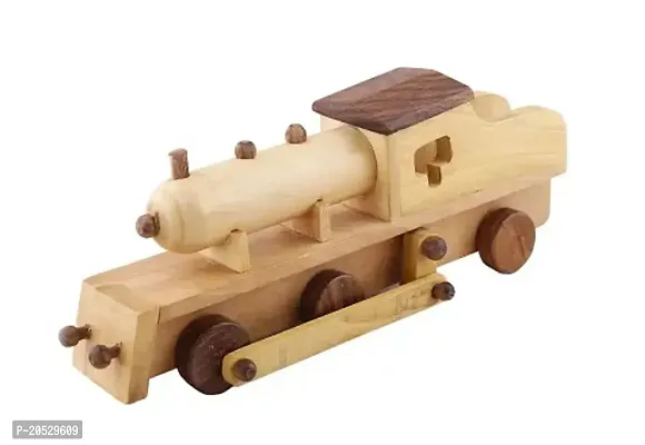 Beautiful Mini Wooden Train Toy Showpiece