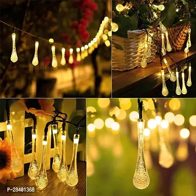 14 LED Water Drop Rain Droplets Decorative Fairy String Lights-thumb2