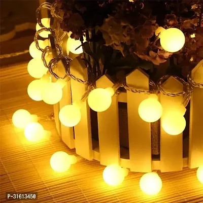 LUMIFAME Milky Ball String Lights 14 LED 3Meter Gotti String Fairy Light for Diwali, Christmas, Wedding, Party, Indoor and Outdoor Decoration Light,-thumb2