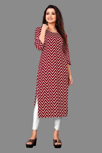 Fancy Crepe Printed Kurti