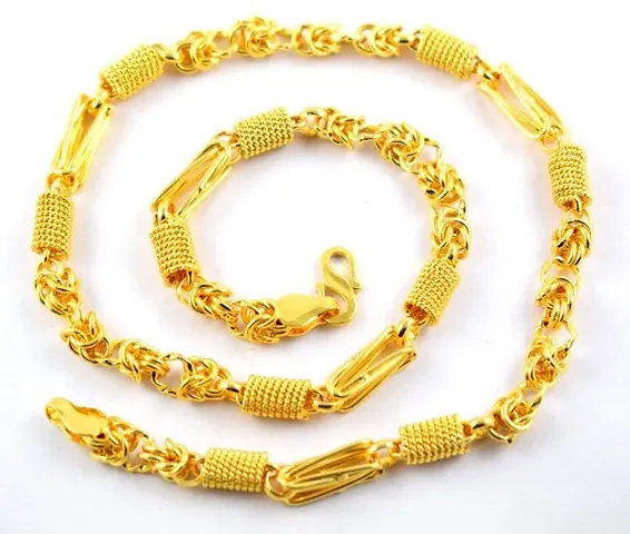 Trendy Designer Alloy Gold Plated Chain