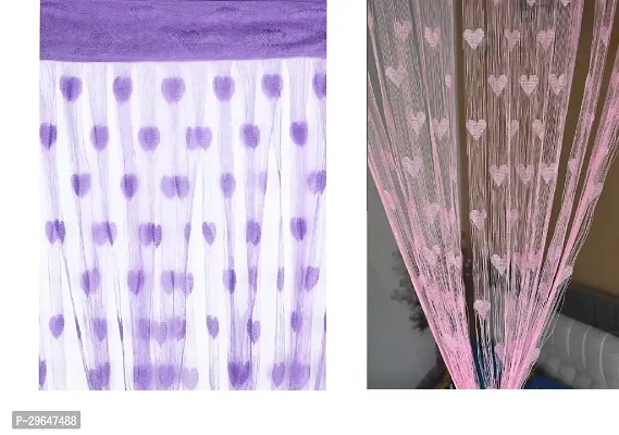 Elegant Polyester Door Curtain Pack Of 2-thumb2