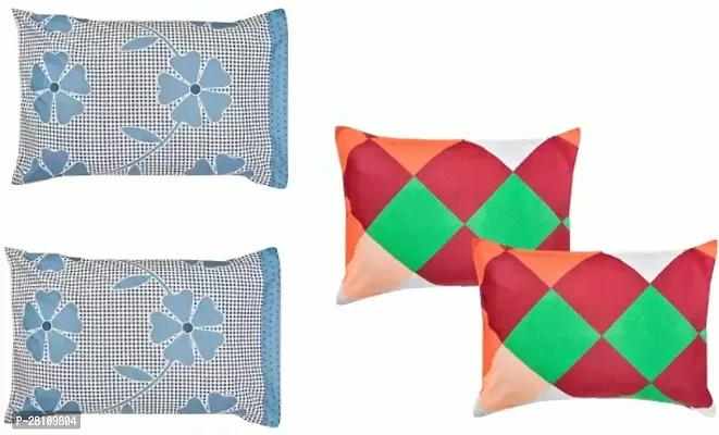 Trendy Latest Elegant Polycotton Pillow Covers (Pack of 4)-thumb0