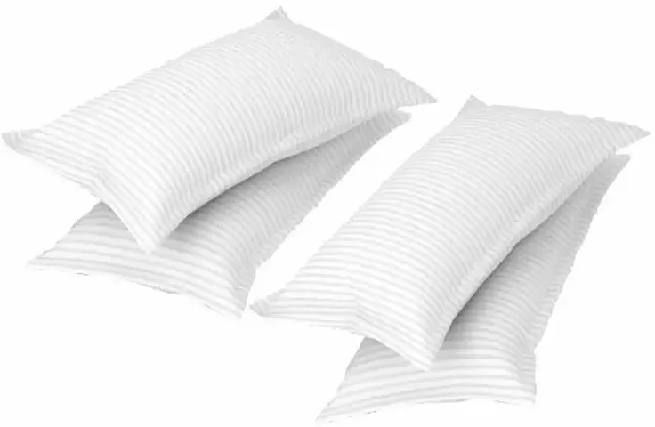 JASHAN 160 TC Premium Cotton Pillow Covers Combo | Regular Pillow Cases | Set of 4 Pieces Pillow Covers only Luxurious Size ( 17x27 inches)