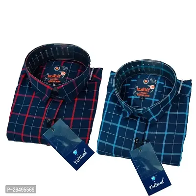 Trendy Multicoloured Polycotton Shirt For Men