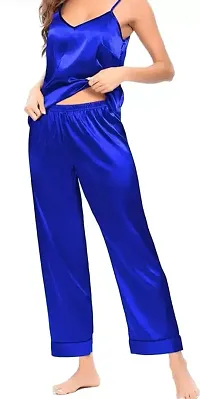 NYC Tashan Women Sleepwear Two Piece Set (Pyjama or Top) (Blue)-thumb2