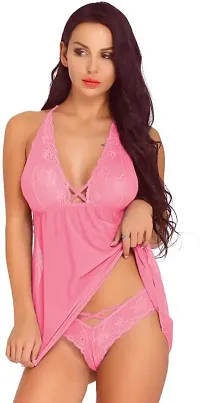 NYCTashan Women Net Babydoll Stylish Dress-thumb2