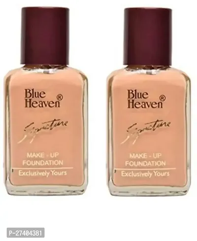 Blue Heaven Foundation Combo Natural 30 Ml and Brown 30 Ml-thumb0