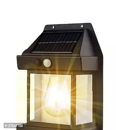 Solar Wall Lights Outdoor, Wireless Dusk to Dawn Porch Lights Fixture, Solar Wall Lantern with 3 Modes  Motion Sensor, Waterproof Exterior Lighting with Clear Panel for Entryway Front Door