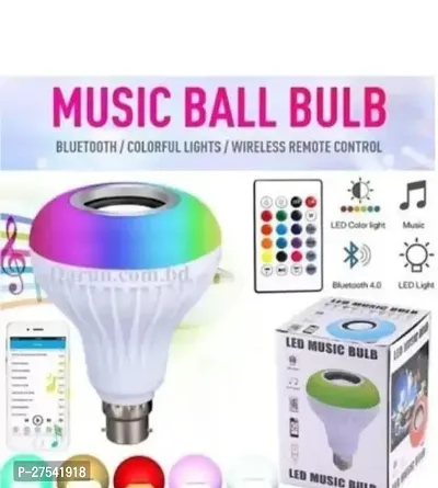 Led Bulb with Bluetooth Speaker Music Light Bulb + Rgb Light Ball Bulb with Remote Control for Home Bedroom Living Room Party Decoration-thumb0
