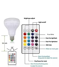 Led Bulb with Bluetooth Speaker Music Light Bulb + Rgb Light Ball Bulb with Remote Control for Home Bedroom Living Room Party Decoration-thumb2