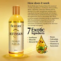 Nersiol Defenskin Anti Ageing Body Oil with ingredients having Anti Microbial property and day long moisturization-thumb1