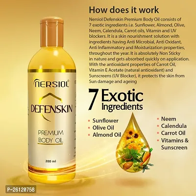 ASCENTIA - 100 ml. Nersiol UV Protective Light Hair Oil + 100 ml. Nersiol Defenskin Body Oil-thumb3