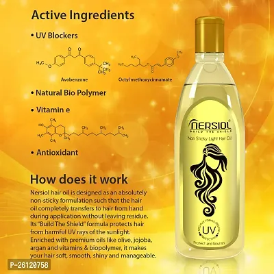 ASCENTIA - 100 ml. Nersiol UV Protective Light Hair Oil + 100 ml. Nersiol Defenskin Body Oil-thumb5