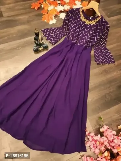 BEAUTIFULL EMBROIDERY WORK GOWN