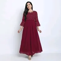 BEAUTIFULL EMBROIDERY WORK GOWN-thumb1