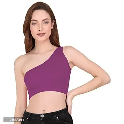 THE BLAZZE 1003 Women's Sleeveless Crop Tops Sexy Strappy Tees (Medium, Color_12)-thumb4